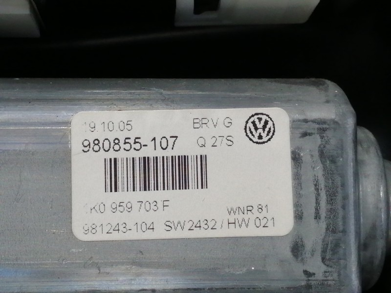 Recambio de elevalunas trasero izquierdo para volkswagen passat berlina (3c2) highline referencia OEM IAM 3C4839755H 980861107 /