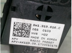 Recambio de interruptor para audi a4 berlina (8w2) advanced edition referencia OEM IAM 8W1919616C   2