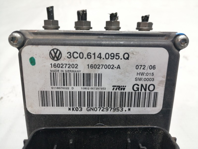 Recambio de abs para volkswagen passat berlina (3c2) highline referencia OEM IAM 3C0614095Q 16027202 16027002A