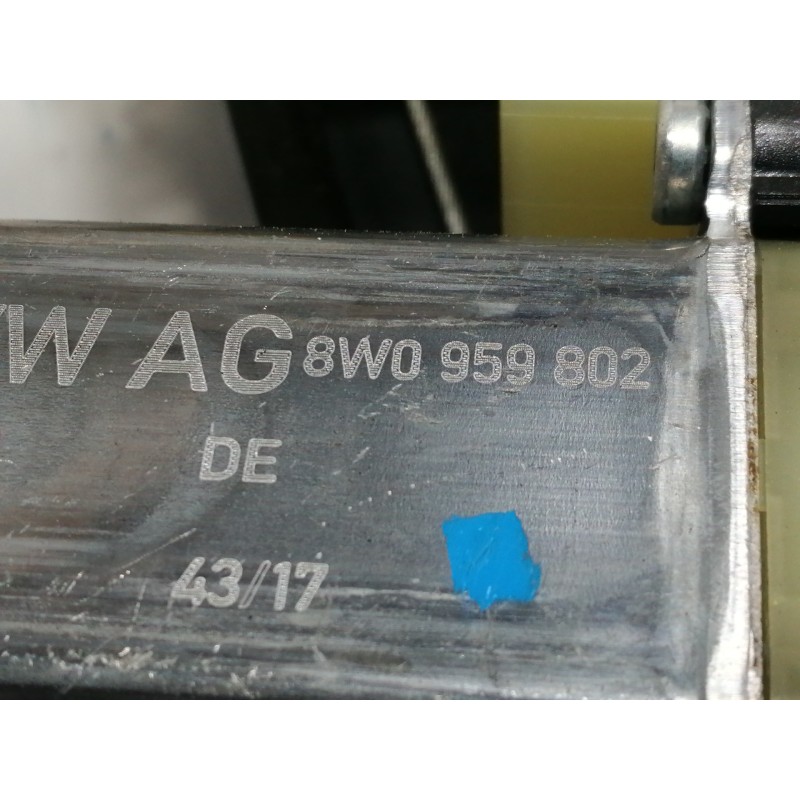Recambio de elevalunas delantero derecho para audi a4 berlina (8w2) advanced edition referencia OEM IAM 8W0837462 8W0959802 