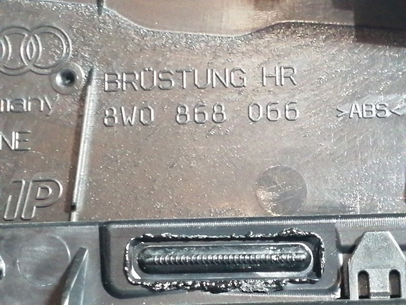 Recambio de guarnecido puerta trasera derecha para audi a4 berlina (8w2) advanced edition referencia OEM IAM 8W0867488 8W0868066