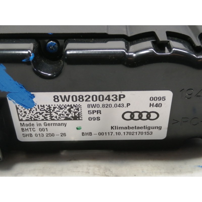 Recambio de mando calefaccion / aire acondicionado para audi a4 berlina (8w2) advanced edition referencia OEM IAM 8W0820043P 5HB