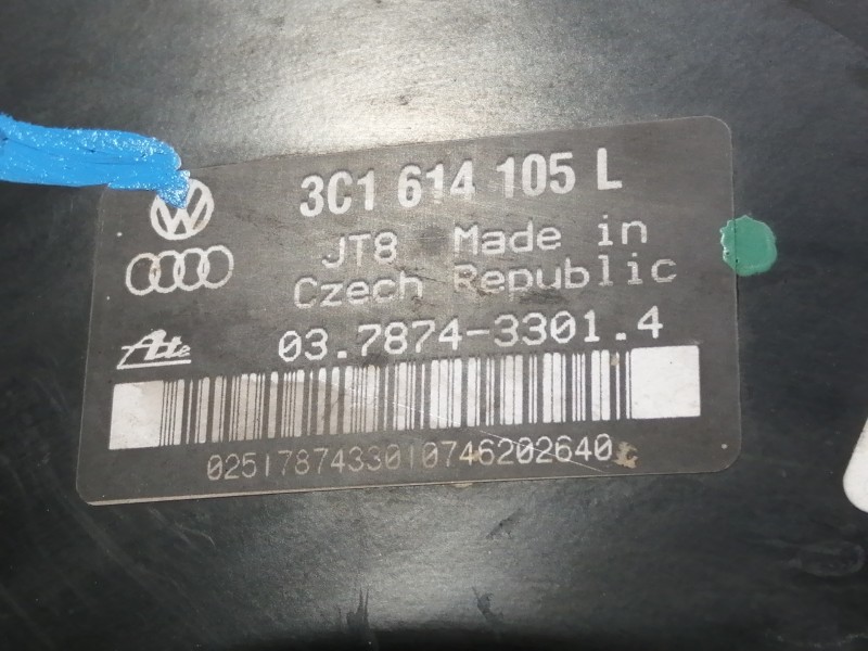 Recambio de servofreno para volkswagen passat berlina (3c2) highline referencia OEM IAM 3C1614105L 3C1614105 