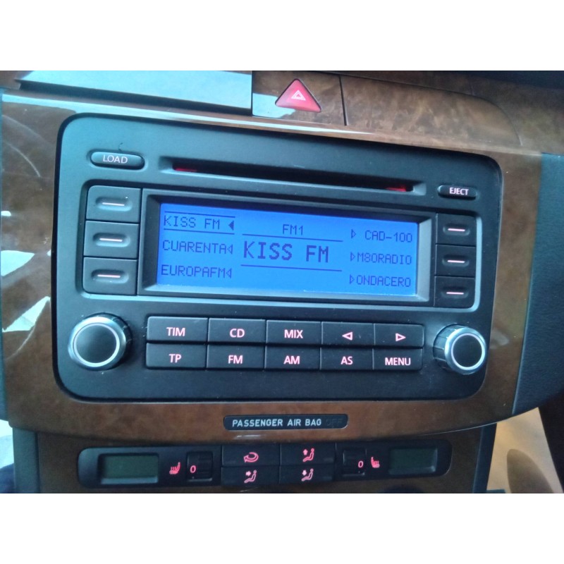Recambio de sistema audio / radio cd para volkswagen passat berlina (3c2) highline referencia OEM IAM 1K0035195B  