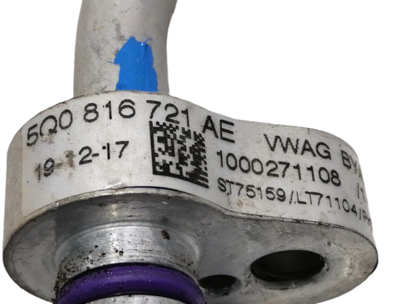Recambio de tubos aire acondicionado para seat leon (5f1) reference referencia OEM IAM 5Q0816721AE 5Q0816721 1000271108