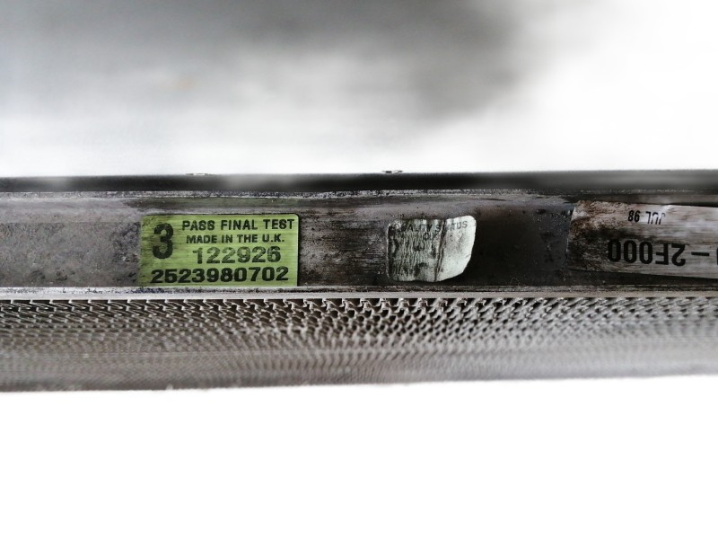 Recambio de condensador / radiador aire acondicionado para nissan primera berlina (p11) slx referencia OEM IAM 2F000 122926 2523