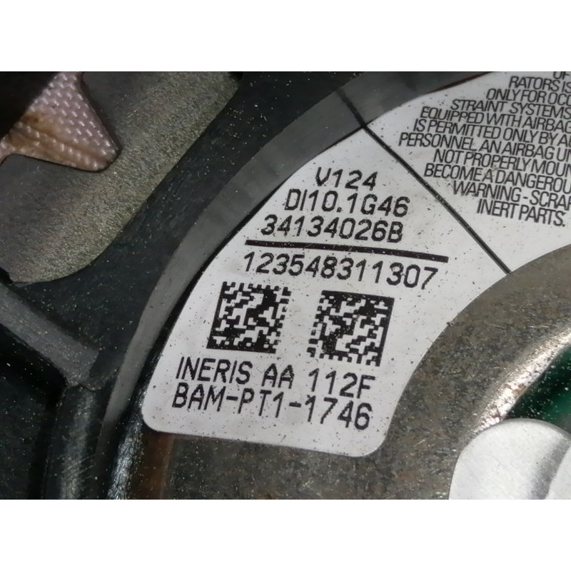 Recambio de airbag delantero izquierdo para renault master kasten 2.3 dci diesel cat referencia OEM IAM 34116561D 985107504RTP30