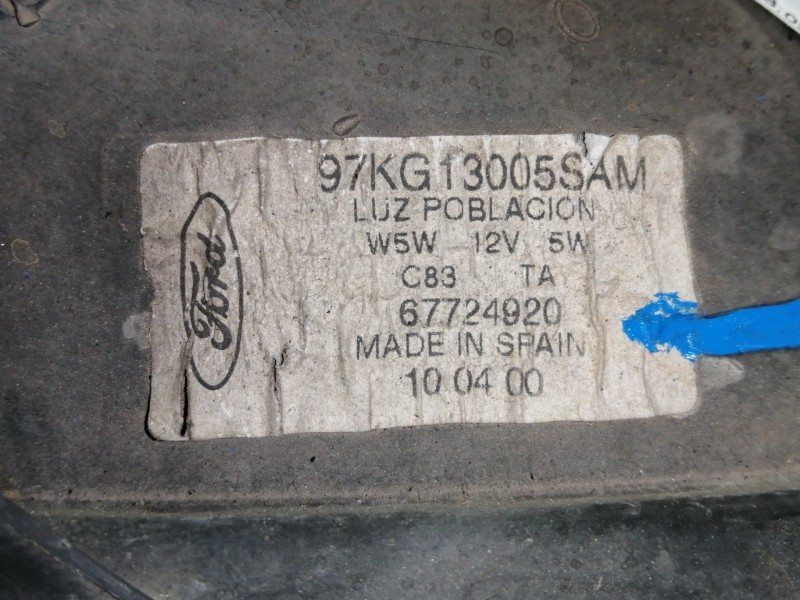 Recambio de faro derecho para ford ka (ccq) básico referencia OEM IAM 97KG13005SAM 97KG19K060AB 97KG19K060