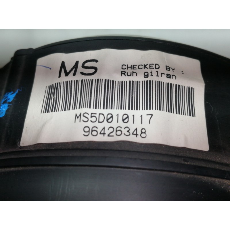 Recambio de cuadro instrumentos para chevrolet kalos 1.4 se referencia OEM IAM 96426348 MS5D010117 