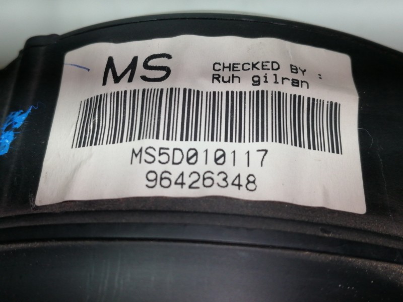 Recambio de cuadro instrumentos para chevrolet kalos 1.4 se referencia OEM IAM 96426348 MS5D010117 