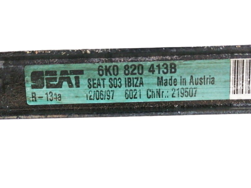 Recambio de condensador / radiador aire acondicionado para seat ibiza (6k) básico referencia OEM IAM 6K0820413B  