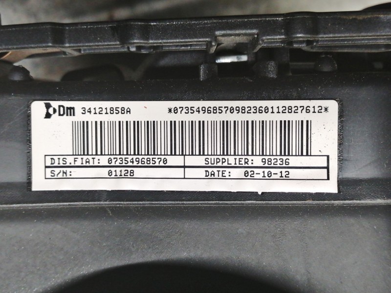 Recambio de airbag delantero izquierdo para fiat doblo active referencia OEM IAM 34121858A 070354968570 