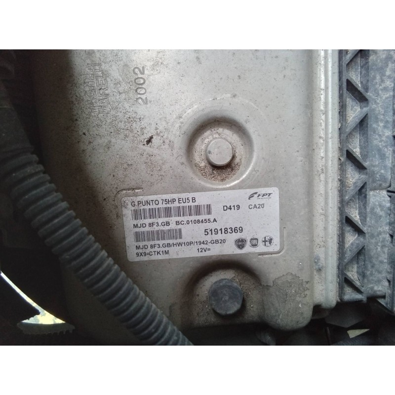 Recambio de centralita motor uce para fiat punto (199) easy referencia OEM IAM 51918369 BC0108455A 8F3GB