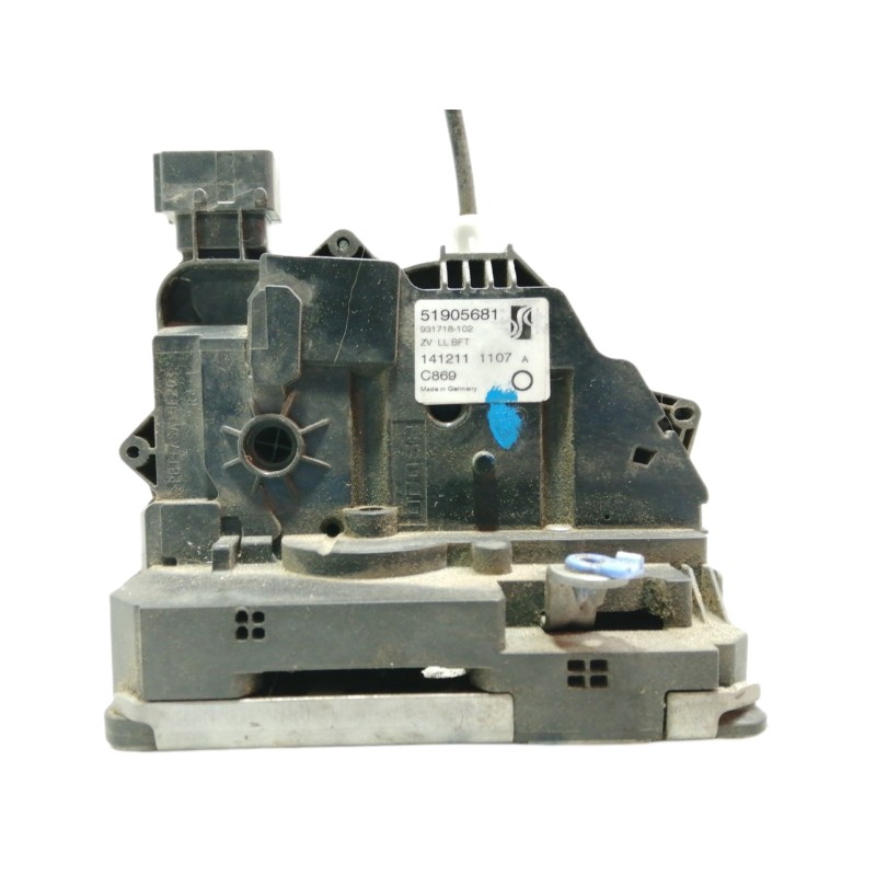 Recambio de cerradura puerta delantera derecha para fiat punto (199) easy referencia OEM IAM 51905681 931718102 1412111107
