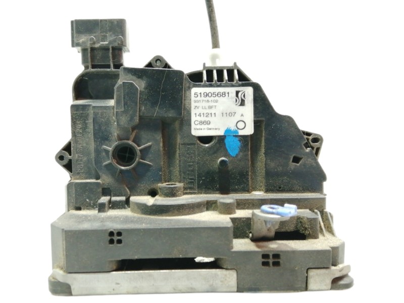 Recambio de cerradura puerta delantera derecha para fiat punto (199) easy referencia OEM IAM 51905681 931718102 1412111107
