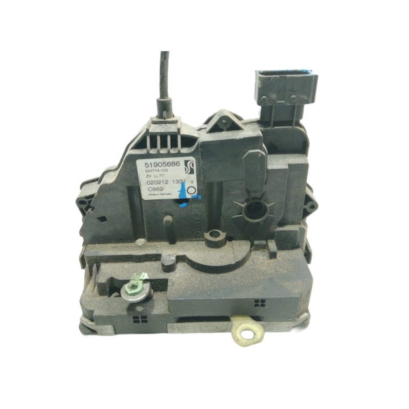 Recambio de cerradura puerta delantera izquierda para fiat punto (199) easy referencia OEM IAM 51905686 931714102 0202121331