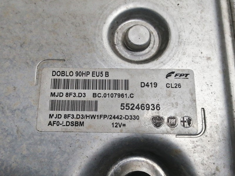 Recambio de centralita motor uce para fiat doblo active referencia OEM IAM 55246936  