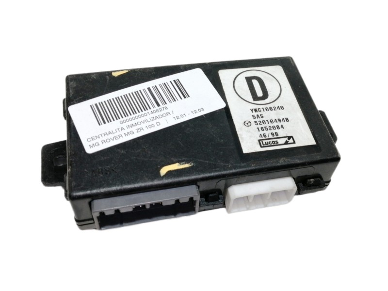 Recambio de centralita inmovilizador para mg mg zr 100 d referencia OEM IAM YWC106240 52010494B 1652084