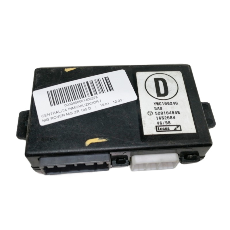 Recambio de centralita inmovilizador para mg mg zr 100 d referencia OEM IAM YWC106240 52010494B 1652084