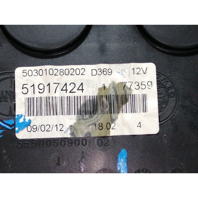 Recambio de cuadro instrumentos para fiat punto (199) easy referencia OEM IAM 51917424 503010280202 5550050900 / 5550030617