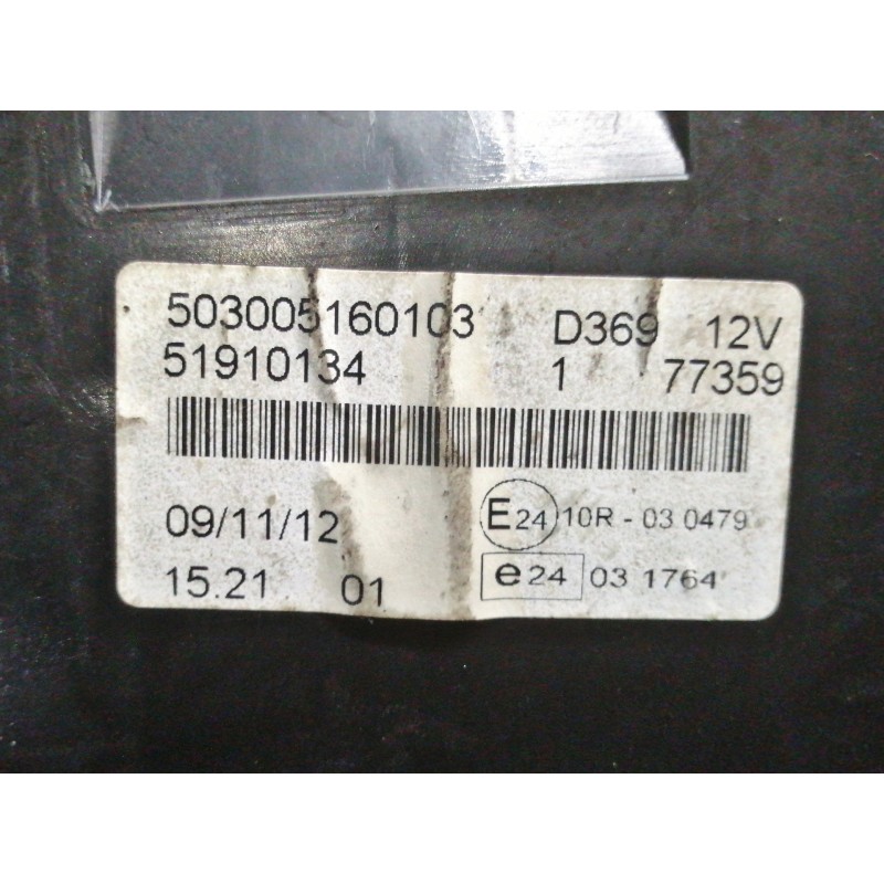 Recambio de cuadro instrumentos para fiat doblo active referencia OEM IAM 503005160103 51910134 