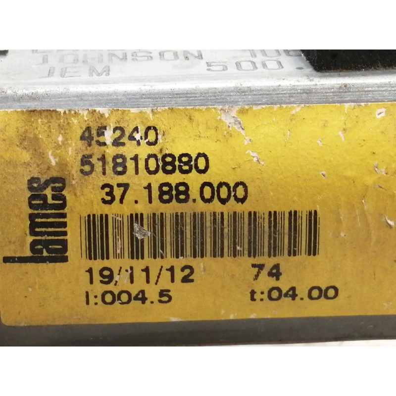 Recambio de elevalunas delantero izquierdo para fiat doblo active referencia OEM IAM 37188000 51810880 / 40080521 / 72027003 452