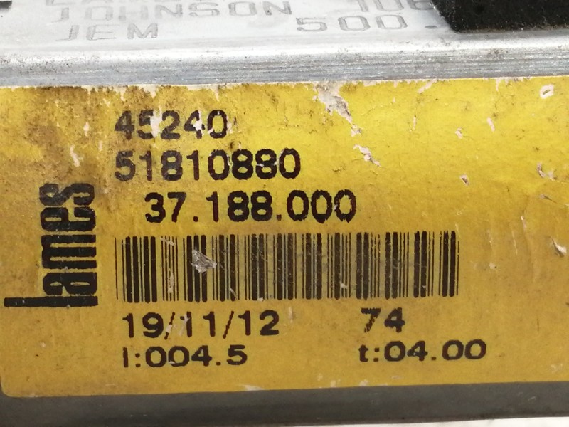 Recambio de elevalunas delantero izquierdo para fiat doblo active referencia OEM IAM 37188000 51810880 / 40080521 / 72027003 452