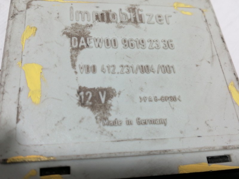 Recambio de centralita inmovilizador para daewoo aranos abaco referencia OEM IAM 96192336 412231004001 
