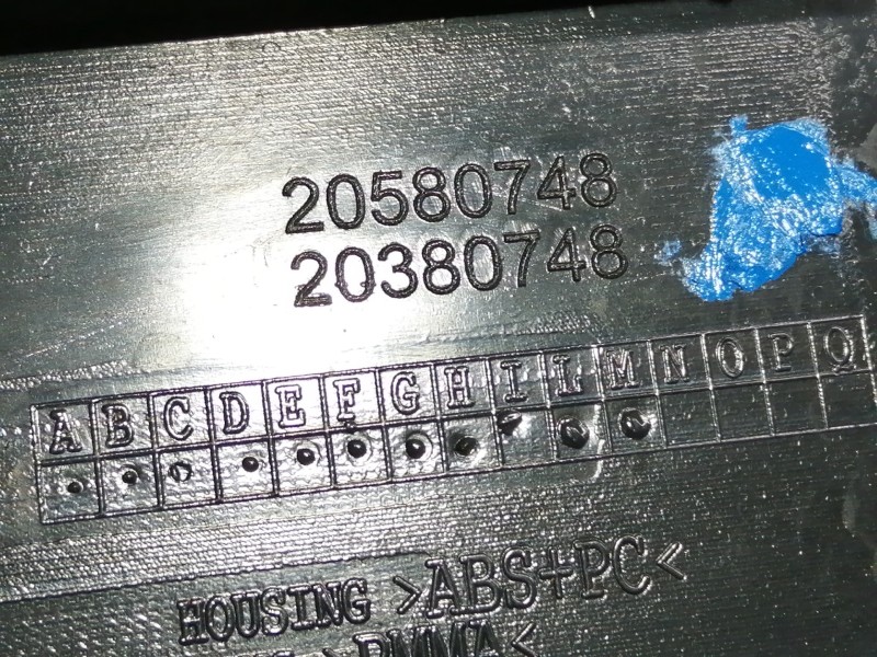 Recambio de piloto trasero izquierdo para fiat doblo active referencia OEM IAM 0051830565 20380751 20580748 20380748