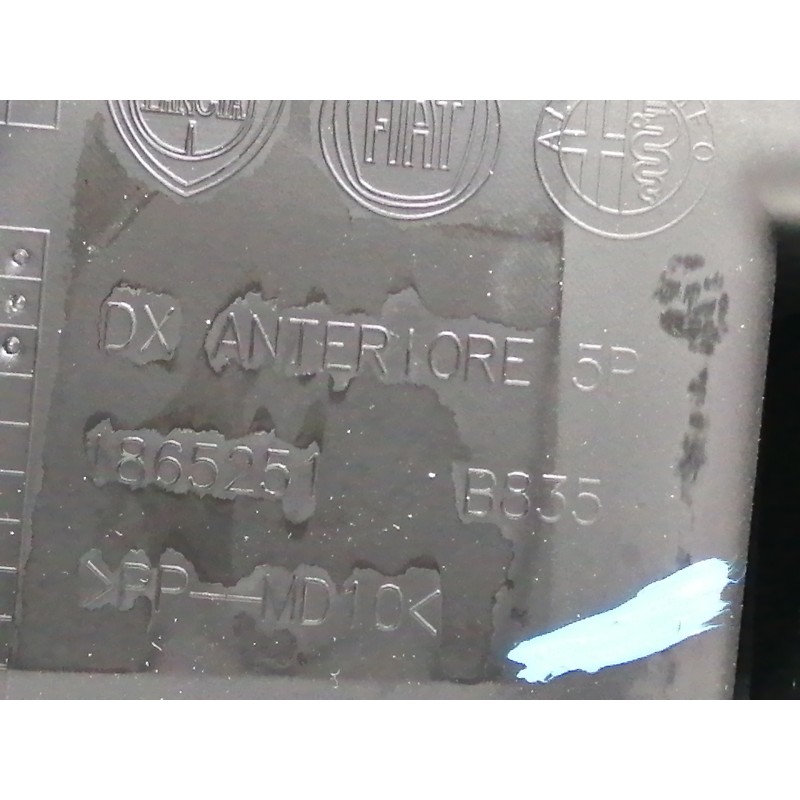 Recambio de guarnecido puerta delantera derecha para fiat punto (199) easy referencia OEM IAM 1865251 1865251B835 