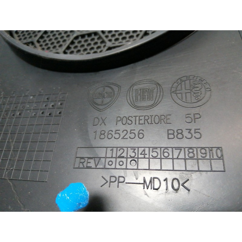 Recambio de guarnecido puerta trasera derecha para fiat punto (199) easy referencia OEM IAM 1865256 1865256B835 