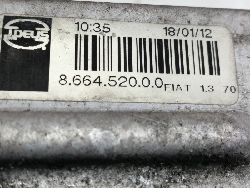 Recambio de intercooler para fiat punto (199) easy referencia OEM IAM 866452000  