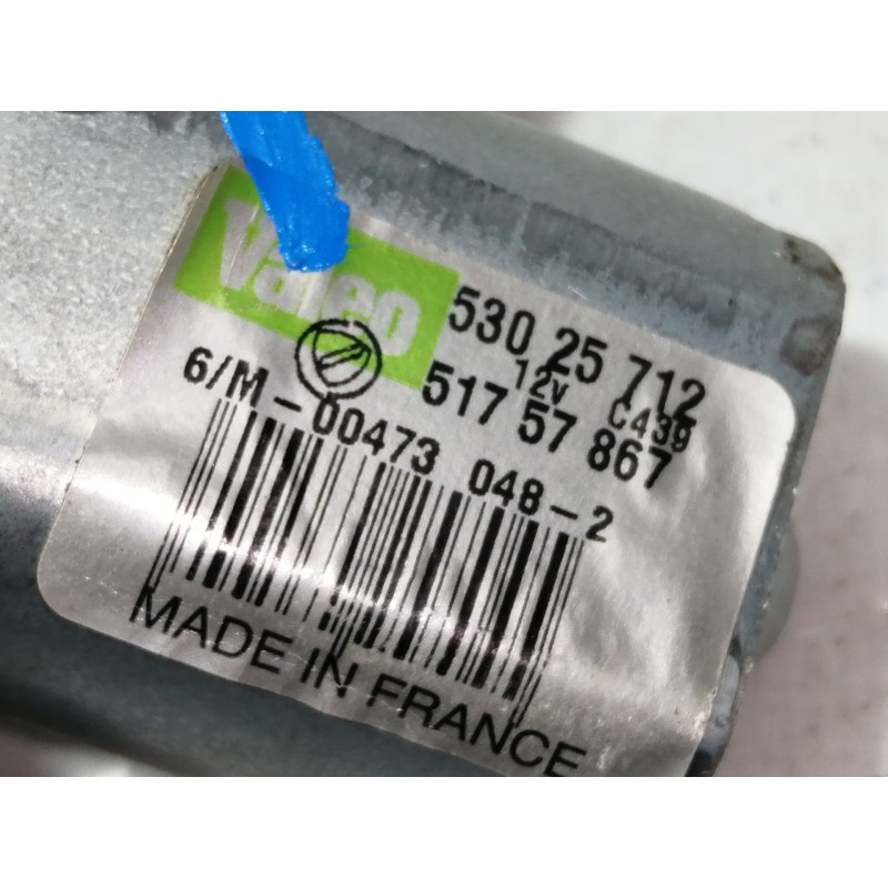 Recambio de motor limpia trasero para fiat punto (199) easy referencia OEM IAM 53025712 51757867 