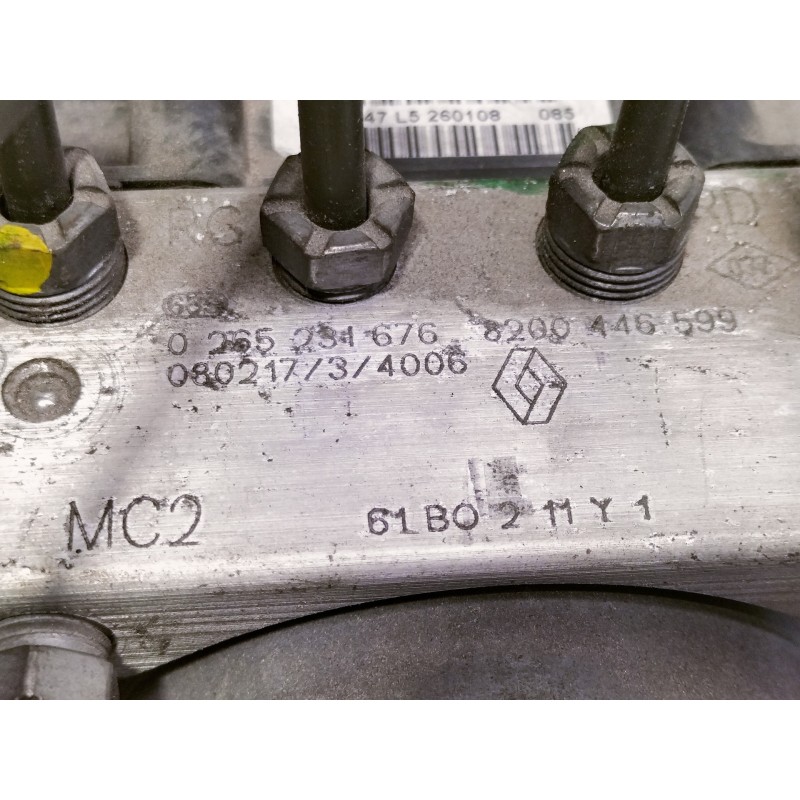 Recambio de abs para renault kangoo (f/kc0) luxe privilege referencia OEM IAM 8200446599 0265231676 