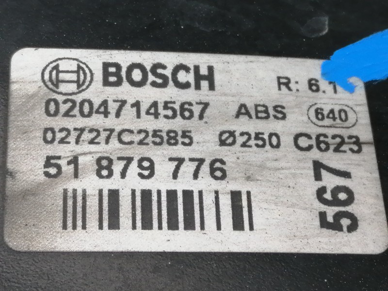 Recambio de servofreno para fiat punto (199) easy referencia OEM IAM 0204714567 02727C2585 