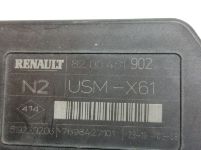Recambio de caja reles / fusibles para renault kangoo (f/kc0) luxe privilege referencia OEM IAM 8200451902 519220206 7698427101