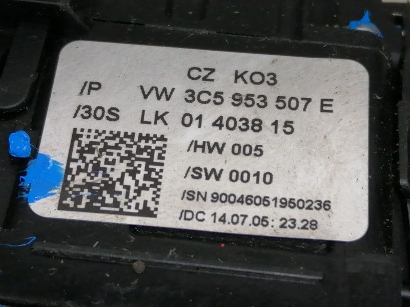 Recambio de mando multifuncion para volkswagen passat berlina (3c2) trendline referencia OEM IAM 3C5953513B 3C5953507E / 3C59535