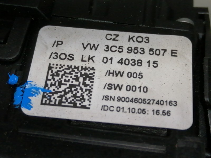 Recambio de mando multifuncion para volkswagen passat berlina (3c2) highline referencia OEM IAM 3C5953507E 3C5953513B 