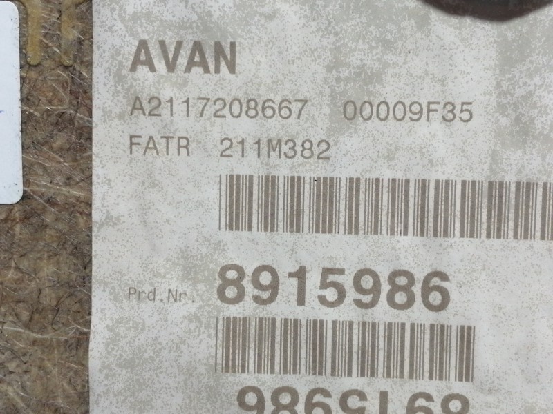 Recambio de guarnecido puerta delantera derecha para mercedes-benz clase e (w211) berlina e 220 cdi (211.008) referencia OEM IAM