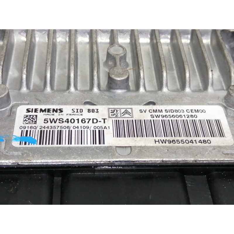 Recambio de centralita motor uce para peugeot 407 st confort referencia OEM IAM 5WS40167DT SW9656061280 / 9656061280 / 964749288
