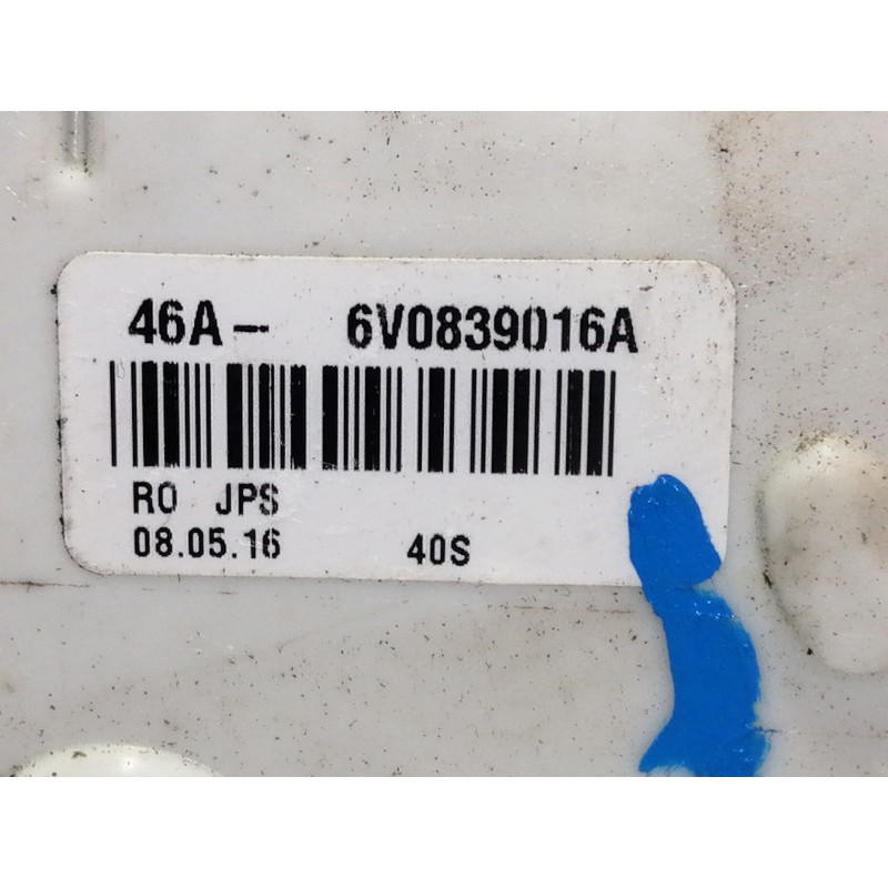 Recambio de cerradura puerta trasera derecha para skoda fabia like referencia OEM IAM 6V0839016A  