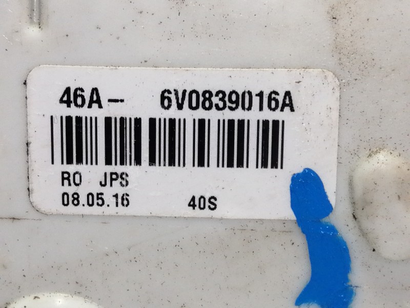 Recambio de cerradura puerta trasera derecha para skoda fabia like referencia OEM IAM 6V0839016A  