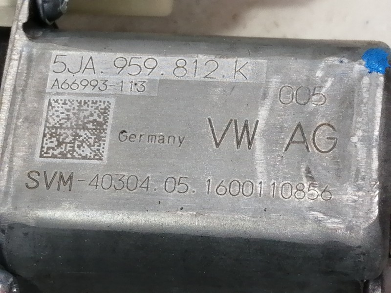 Recambio de elevalunas delantero derecho para skoda fabia like referencia OEM IAM 5JA959812K  