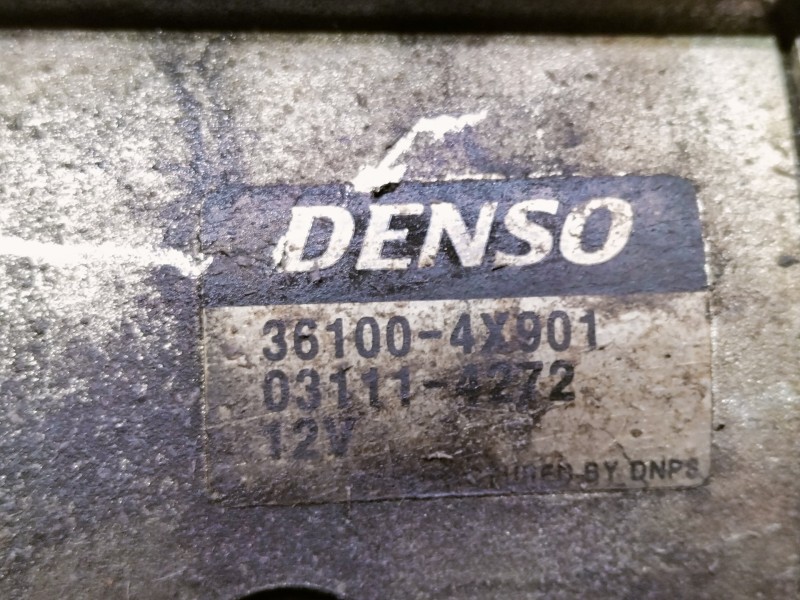 Recambio de motor arranque para kia carnival 2.9 crdi vgt active referencia OEM IAM 361004X901 031114272 