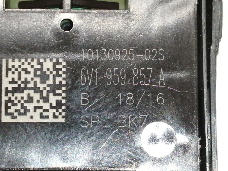 Recambio de mando elevalunas delantero izquierdo para skoda fabia like referencia OEM IAM 6V1959857A 1013092502S 