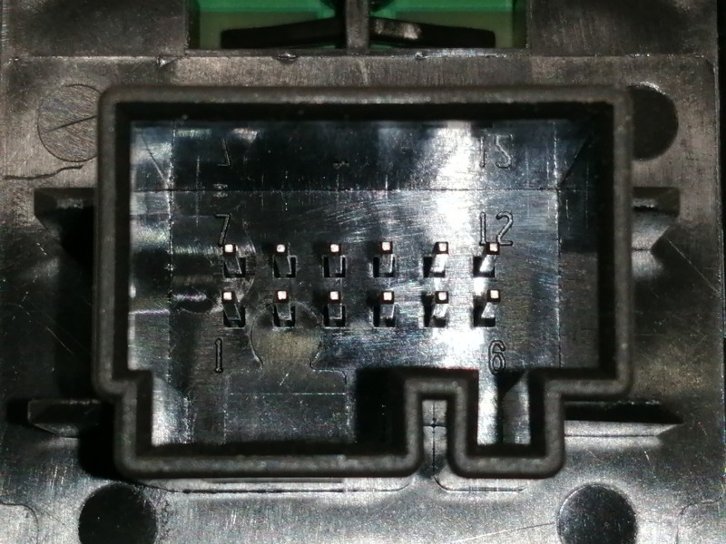 Recambio de mando elevalunas delantero izquierdo para skoda fabia like referencia OEM IAM 6V1959857A 1013092502S 