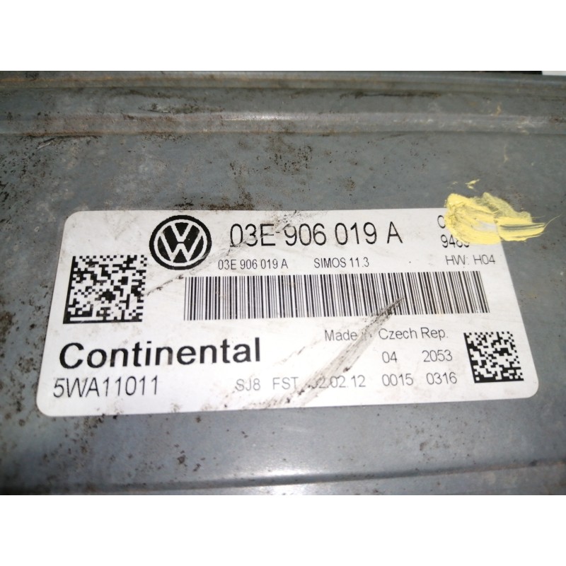 Recambio de centralita motor uce para volkswagen polo (6r1) advance bluemotion referencia OEM IAM 03E906019A  