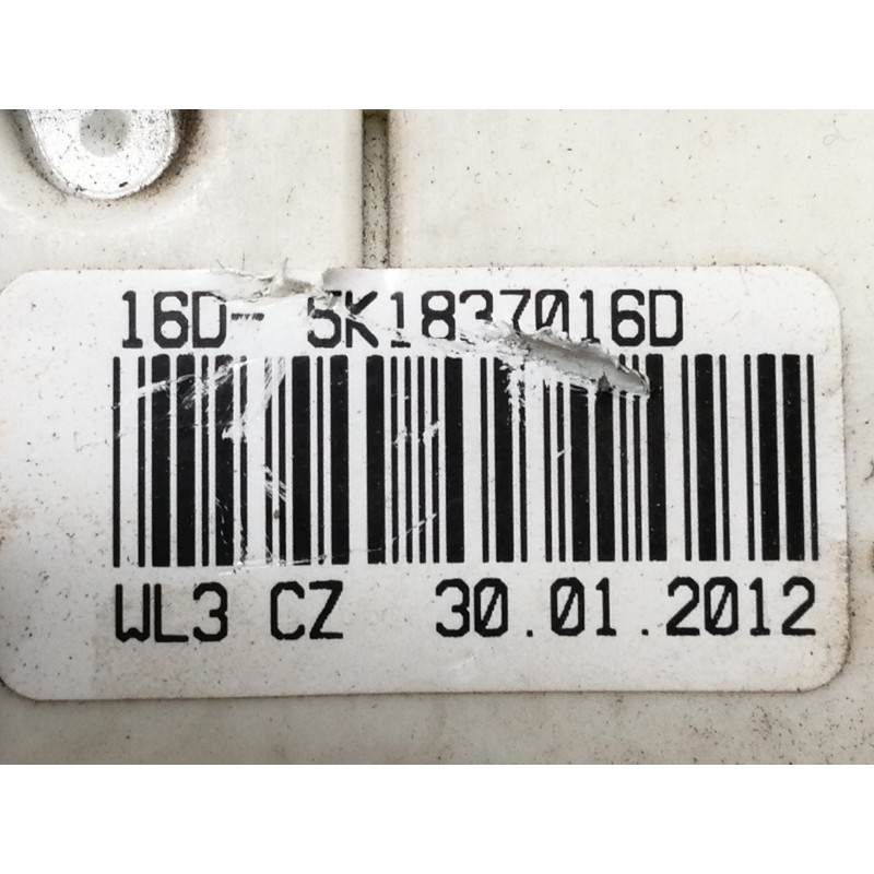 Recambio de cerradura puerta delantera derecha para volkswagen polo (6r1) advance bluemotion referencia OEM IAM 527680 16D5K1837