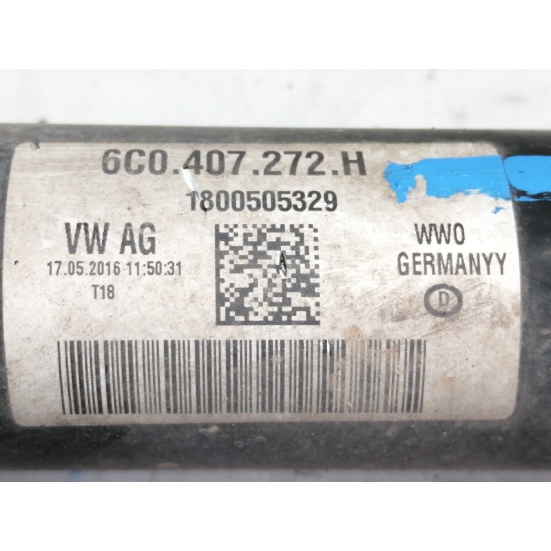 Recambio de transmision delantera derecha para skoda fabia like referencia OEM IAM 6C0407272H  