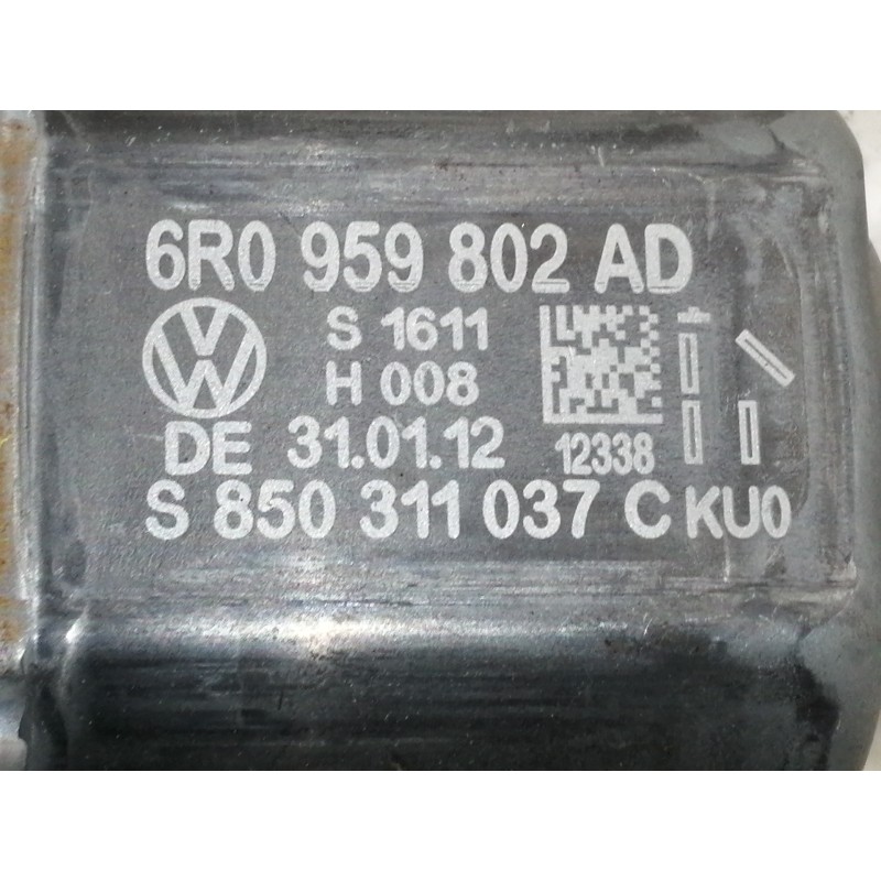 Recambio de elevalunas delantero derecho para volkswagen polo (6r1) advance bluemotion referencia OEM IAM 6R0959802AD S850311037